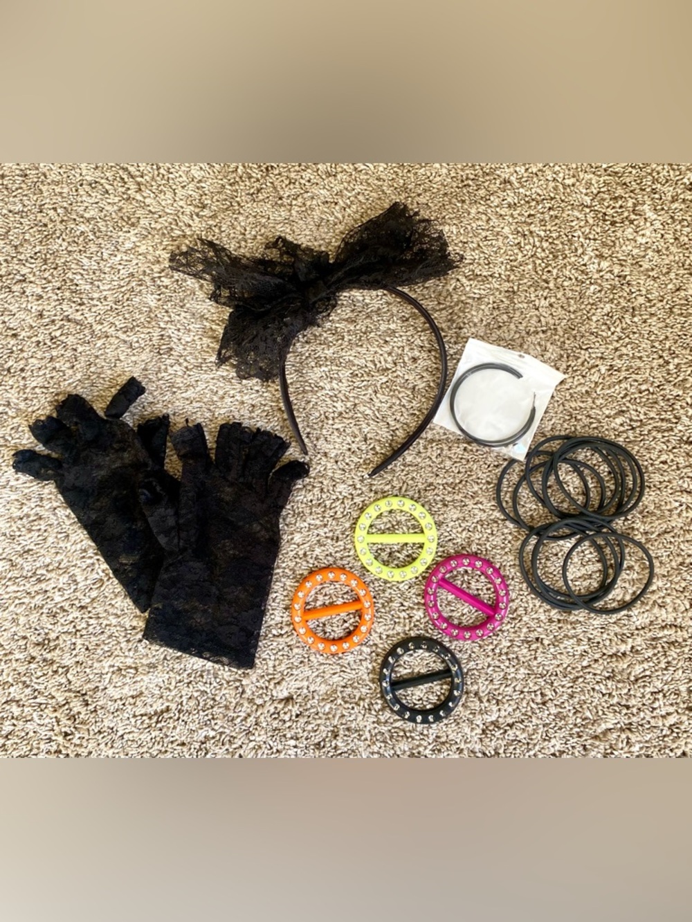 80’s Costume  Accessories / Dress Up Bundle